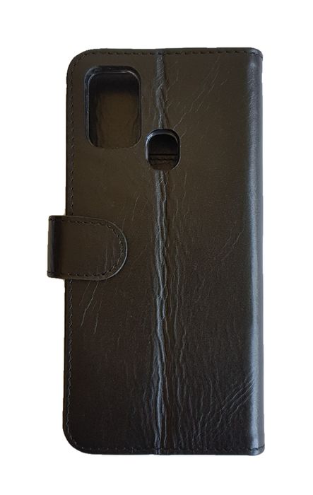 Шкіряний чохол-книжка Valenta для телефону Samsung Galaxy M31, Чорний