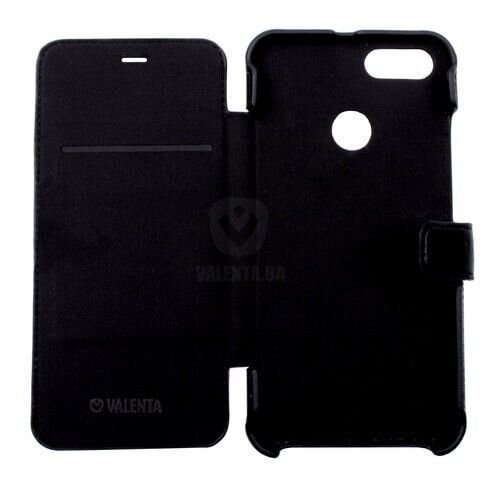 Кожаный чехол-книжка Valenta для телефона Xiaomi Mi A1, The black