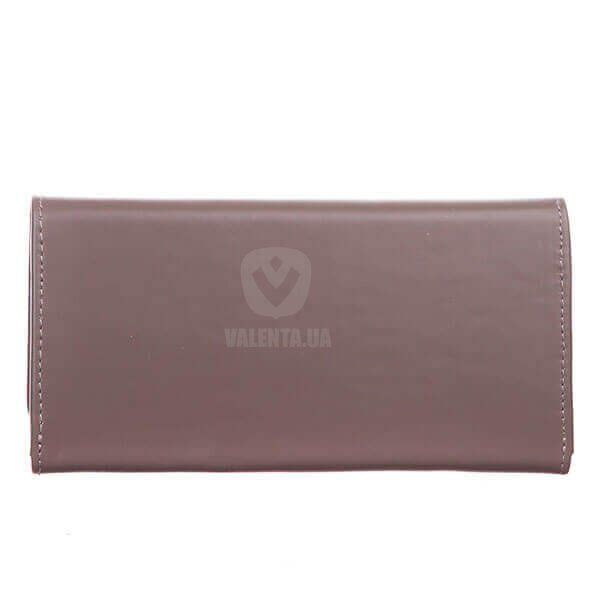 Женский компактный кожаный кошелек Valenta цвета мокко