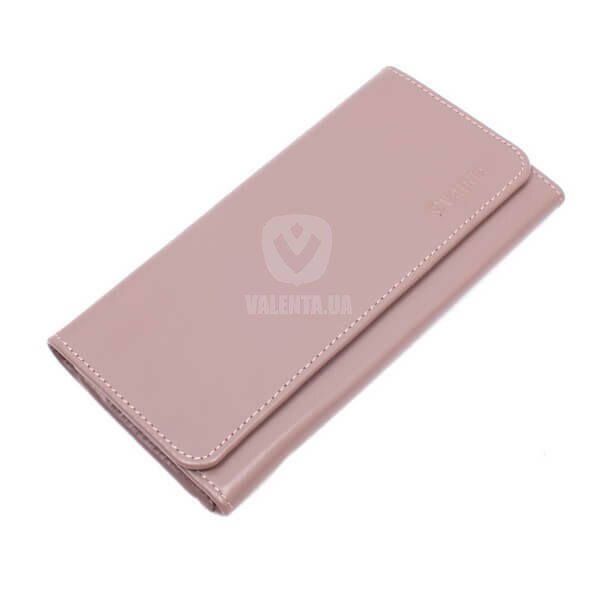 Жіночий компактний шкіряний гаманець Valenta кольору мокко
