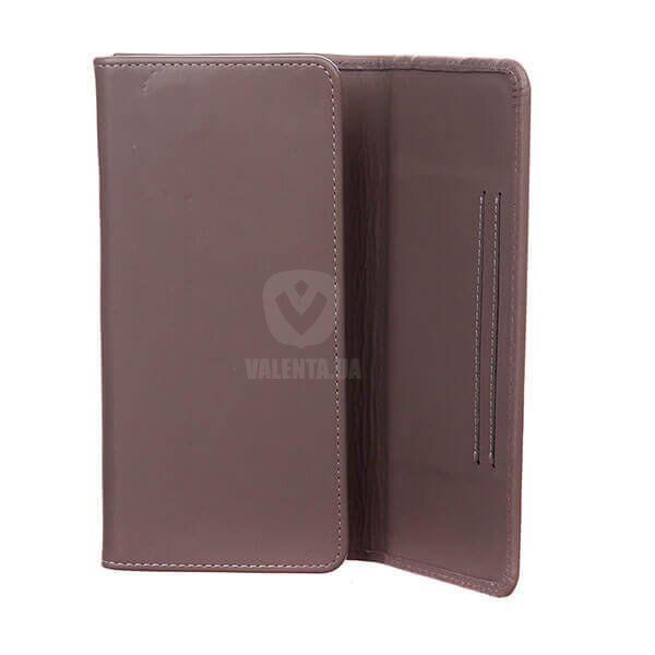 Valenta Women's Compact Mocha Leather Wallet