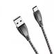 USB кабель Hoco U56 Metal Type-C Gray 1m (MB584v)