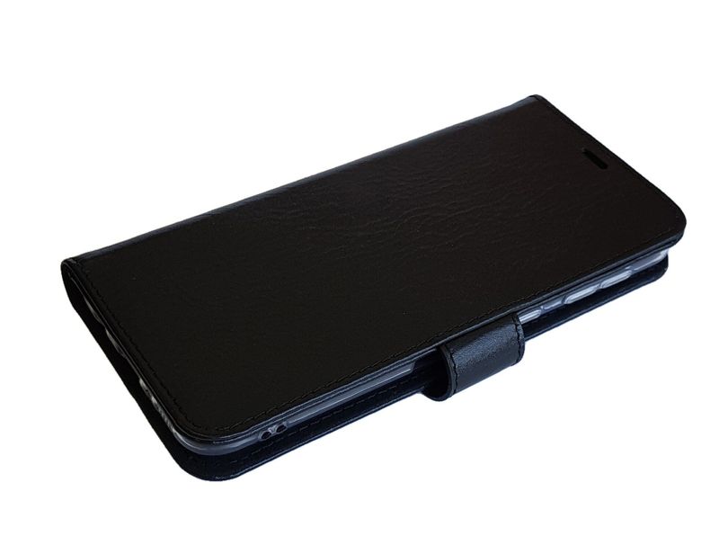 Кожаный чехол-книжка Valenta для телефона Samsung Galaxy M31, Черный