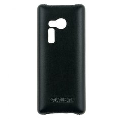 Черный чехол-накладка Valenta для телефона Nokia 216 (искусственная кожа)