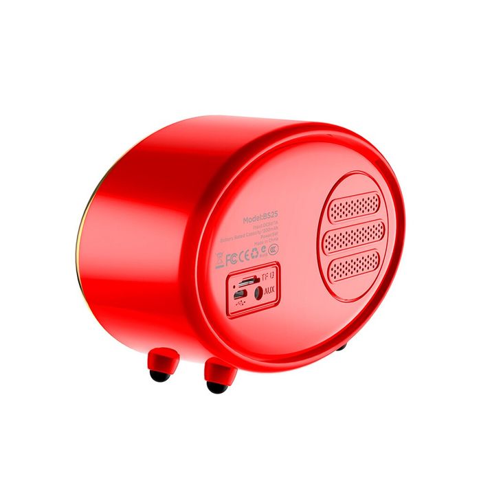 Колонка Bluetooth Hoco BS25 Time Retro 1200 mAh 5 Вт. Red (MB1660v)