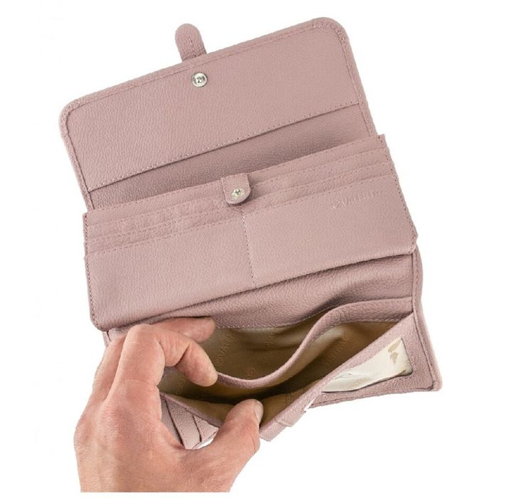 Women's leather wallet ХР45 Classic Valenta Pink