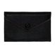 Leather men's black and red wallet-organizer Envelope