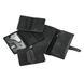 Подарочный набор кожаных аксессуаров Valenta 4 в 1 Черный, ПН4112, The black