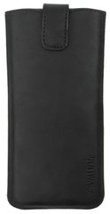 Кожаный чехол-карман Valenta C1009 для iPhone 13/13 Pro Черный
