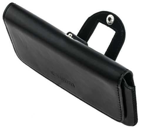 Кожаный универсальный чехол на iPhone 6/6s 4.3 - 4.8 Inch Universal Elephant Texture Carry(Black)