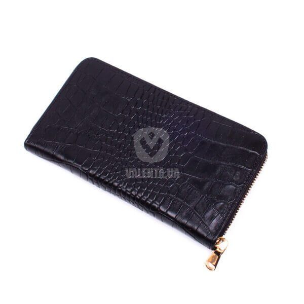 Leather wallet Rich Valenta Black Crocodile