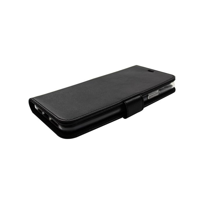 Кожаный черный чехол-книжка Valenta для Xiaomi Mi 8 Lite, Черный