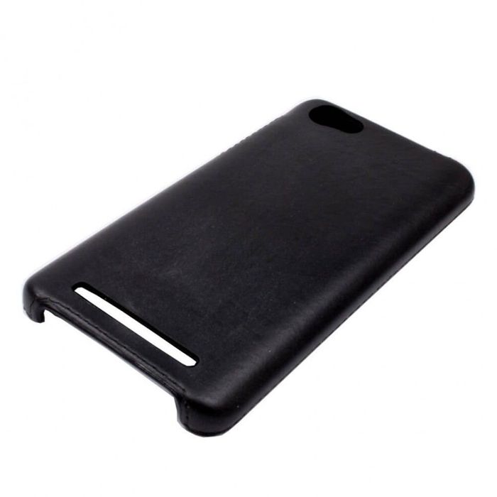 Кожаный чехол-накладка Valenta для телефона Impression ImSmart A503, Черный
