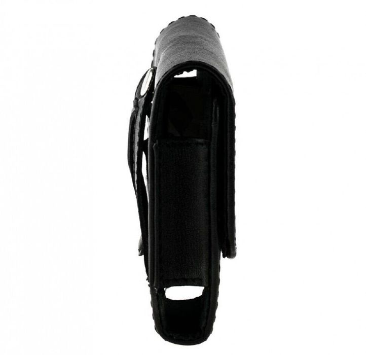 Кожаный поясной чехол Valenta 1299L для iPhone XR, Черный