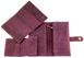 Подарочный набор кожаных аксессуаров Valenta 3 в 1 Бордовый, ПН3992, Бордовый