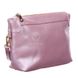 Valenta women's pink leather cosmetic bag medium with a strap