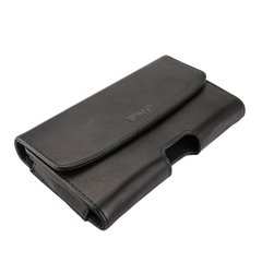 Кожаный чехол на ремень Valenta 1299ML для Nokia 2.4 Черный, Черный