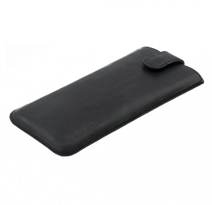 Кожаный чехол-карман Valenta C1009 для Realme 8 Pro Черный