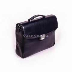Кожаный портфель Valenta, Чорний