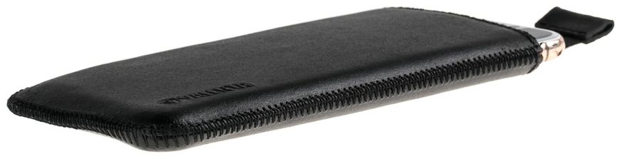 Кожаный чехол-карман Valenta 564M5Note Черный (156 х 76 х 8 мм), Черный