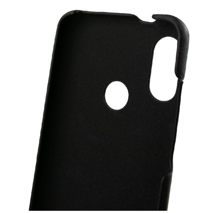 Кожаный чехол-накладка Valenta для Xiaomi Mi A2 Lite, The black