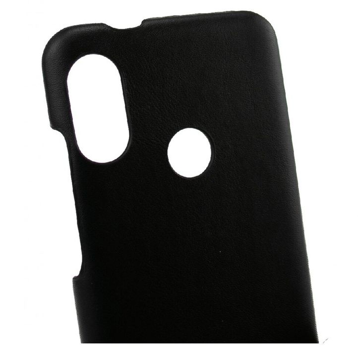 Кожаный чехол-накладка Valenta для Xiaomi Mi A2 Lite, The black