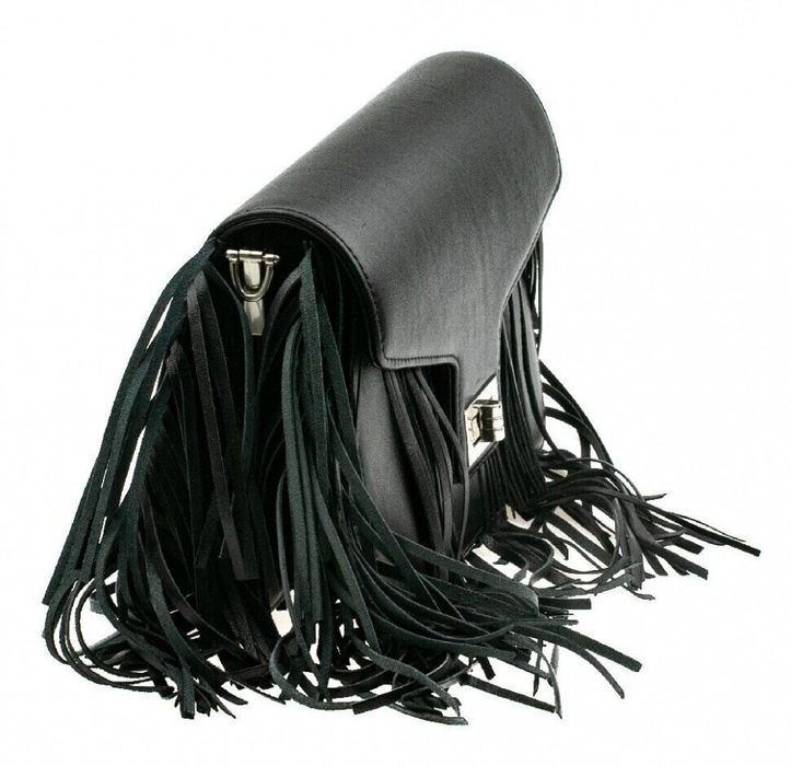 Шкіряна жіноча сумка Valenta з клапаном BE6312, Black