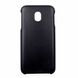 Кожаный чехол-накладка Valenta для телефона Samsung Galaxy J3 (2017) J330, The black