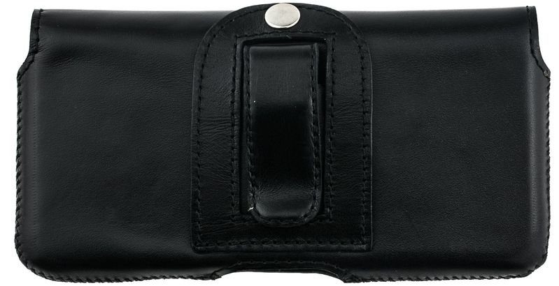 Кожаный чехол на ремень Valenta С918 для Samsung Galaxy Note 10, Черный