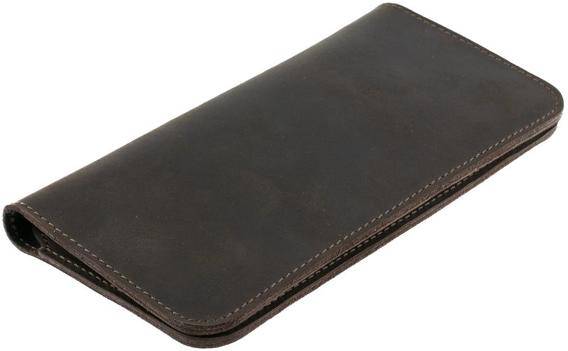 Кожаный чехол-кошелек Valenta Libro для Huawei P40 Lite Коричневый