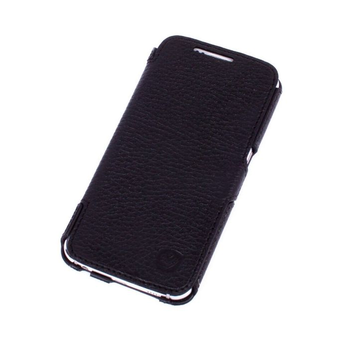 Кожаный чехол-книжка Valenta для Samsung Galaxy J1 J100H/DS, Чорний