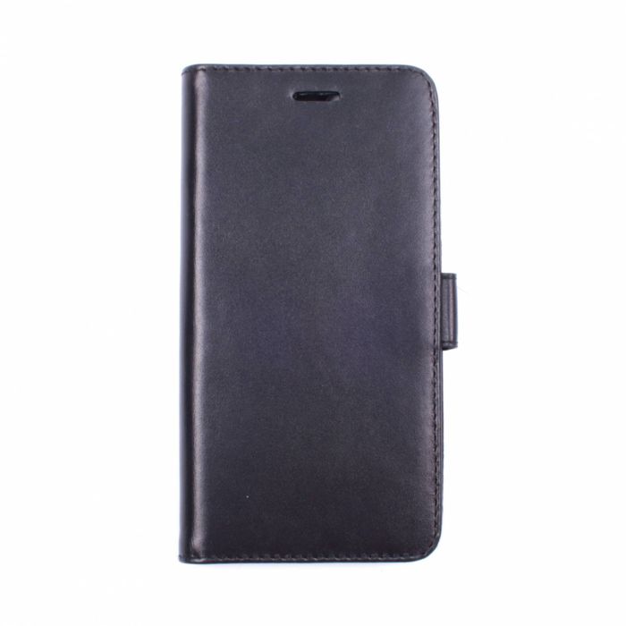 Кожаный чехол-книжка Valenta для Apple iPhone 7 Plus/ 7S Plus/ 8 Plus с накладкой, The black