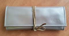 Кожаная бежевая сумочка-футляр для украшений Valenta, ВХ40488, Бежевый