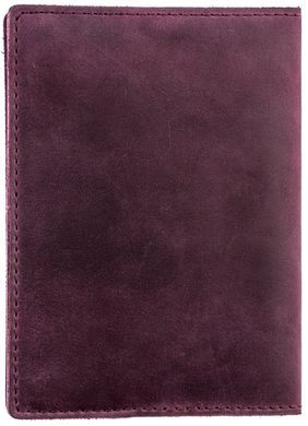 Шкіряна обкладинка для паспорта Valenta Бордова, ОУ199992, Бордовий