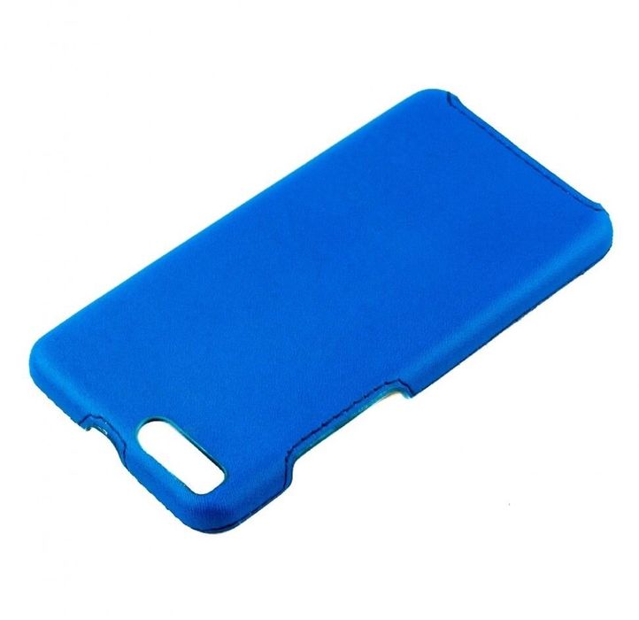 Кожаный чехол-накладка Valenta для телефона Xiaomi Mi Note 3, Blue