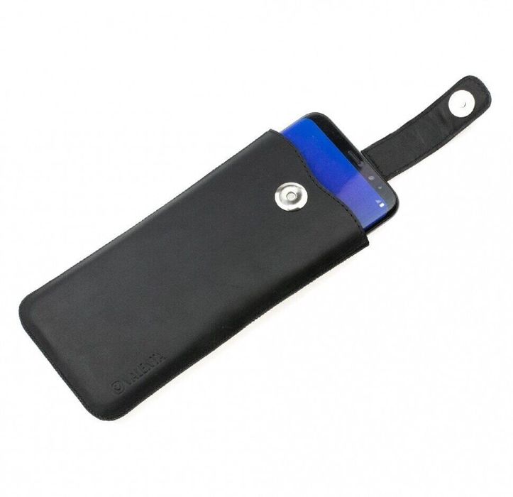 Шкіряний чохол-кишеня Valenta C1009 для ZTE Blade 20 Smart Черный