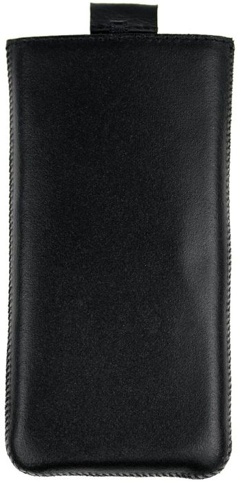 Шкіряний чохол-кишеня Valenta для Samsung Galaxy A6 2018 Чорний, Чорний