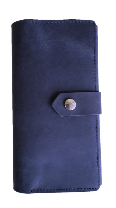 Шкіряний чоловічий гаманець Valenta Cambiata ХР246 Синій