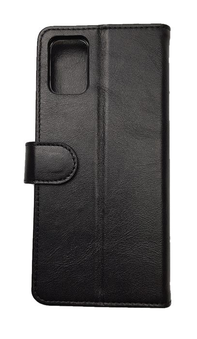 Шкіряний чохол-книжка Valenta для телефону Samsung Galaxy A71, Чорний
