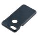 Кожаный чехол-накладка VALENTA для телефона iPhone 7/8 с вырезом под лого Синий, Dark blue