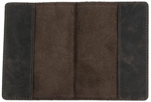 Кожаная коричневая обложка для паспорта Valenta, ОУ199610, Коричневый