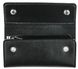 Шкіряний чорний футляр для ключів Valenta, ХК41541, Чорний