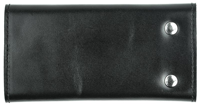 Кожаный черный футляр для ключей Valenta, ХК41541, The black