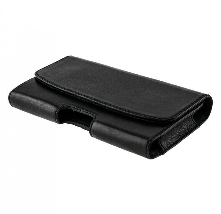Кожаный чехол на ремень Valenta 1299S для iPhone X/XS Черный, Черный