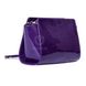 Шкіряна  жіноча сумка-трапеція Valenta Фіолетовий лак
