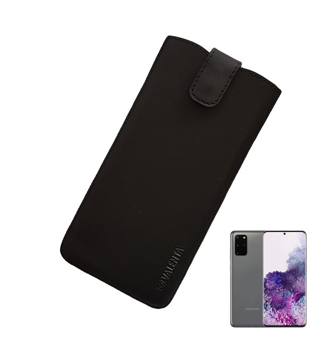 Шкіряний чохол-кишеня Valenta C1009 для Samsung Galaxy S20 Plus Чорний