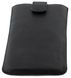 Кожаный чехол-карман Valenta С1009 для телефонов (165x78x8 мм.) Черный, Черный