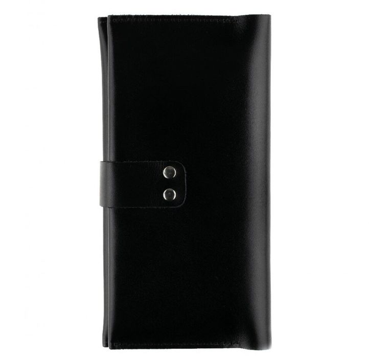 Valenta Legato leather black wallet ХР186 Kaiser