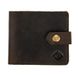Men's leather wallet XP197 with a pocket for coins Crazy Horse Brown