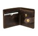 Чоловічий шкіряний гаманець ХР197 з кишенею для монет крейзі хорс Коричневий